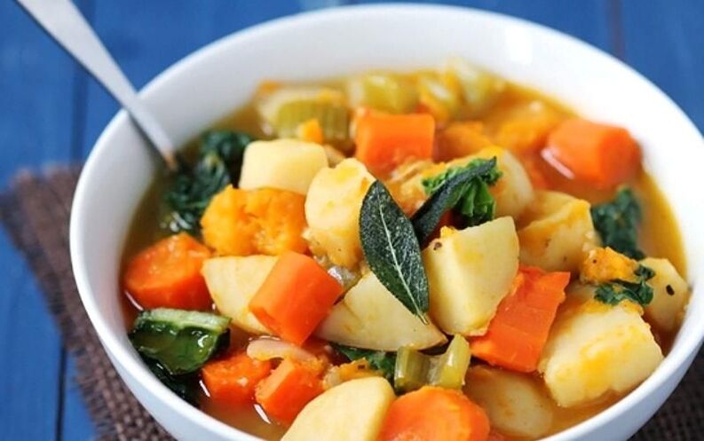 stew sayur sareng pankreatitis